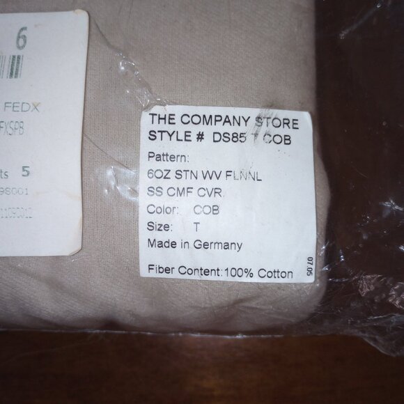 Flannel Comforter Cover, Twin Size - Picture 3 of 5